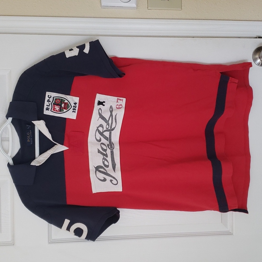 Mens Large custom fit Ralph Lauren polo shirt